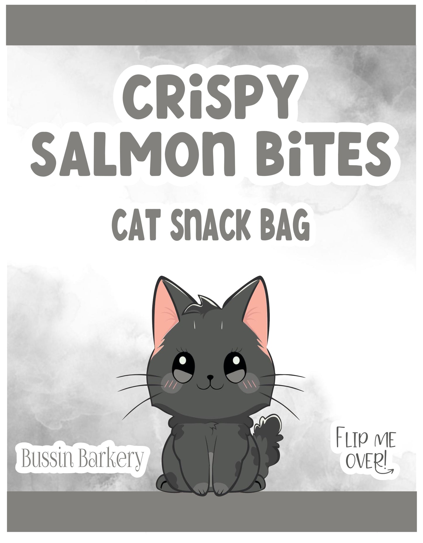 Crispy Salmon Bites Cat Snack Bag!