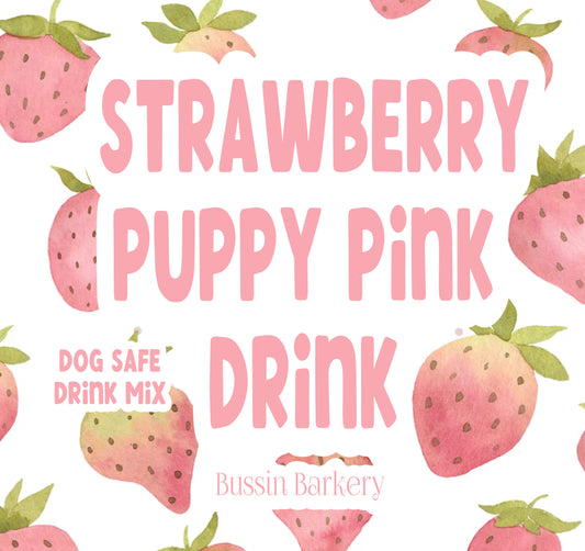 Strawberry Puppy Pink Drink Mix!